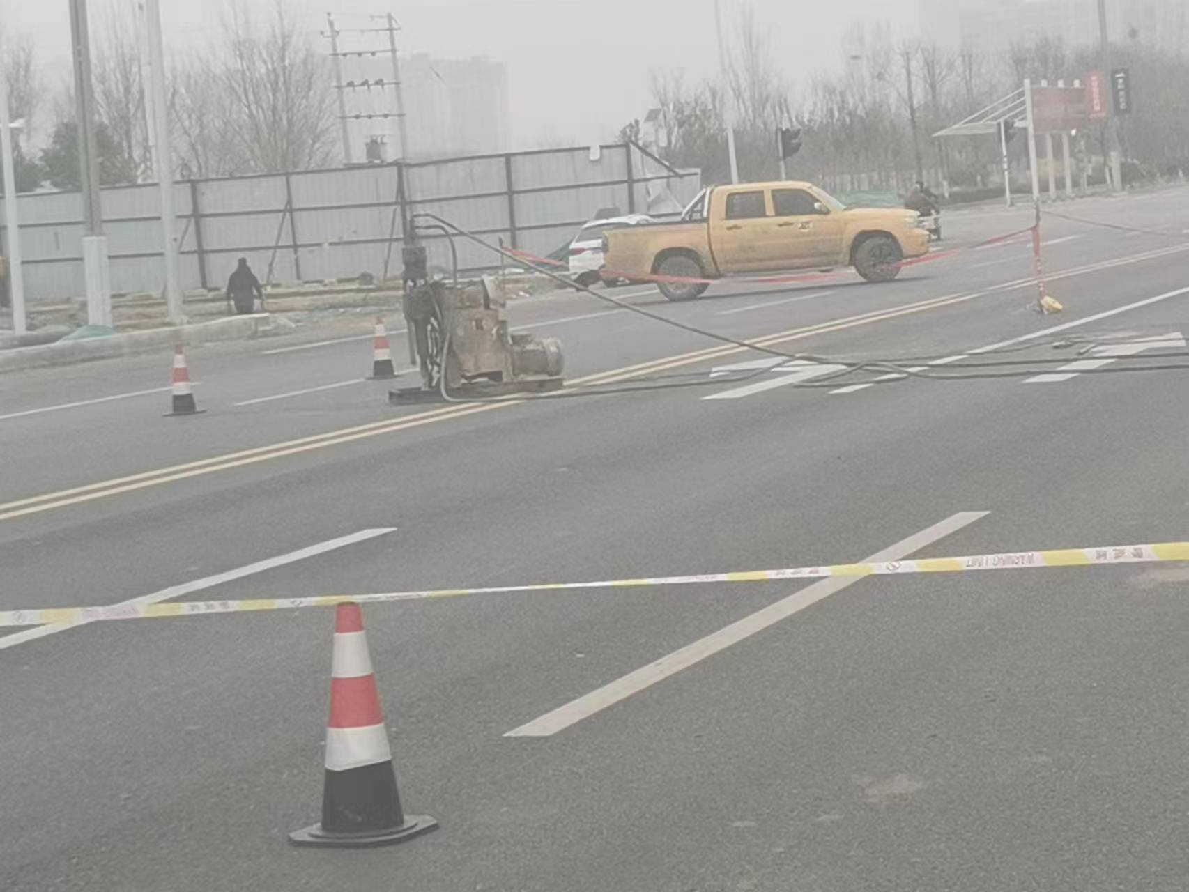 高昌马路注浆